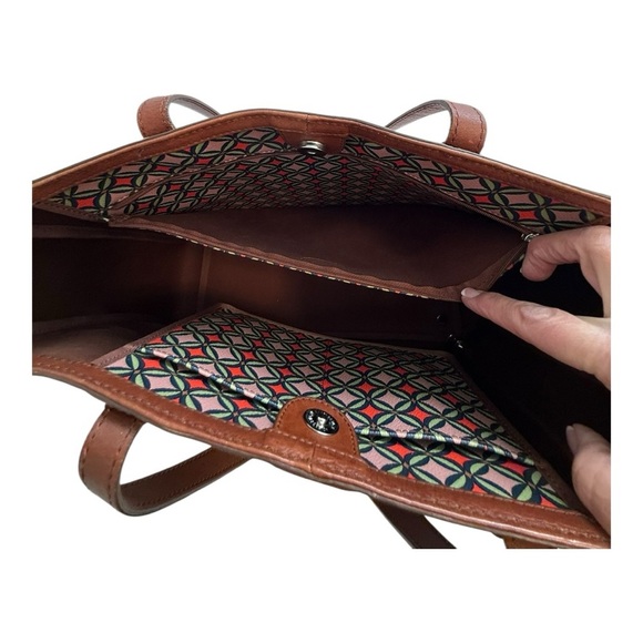 FOSSIL Sydney Signature Large Tote Bag Shoulder Purse - Picture 6 of 16